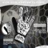 Soccer Goalie Gloves, Football Goalkeeper Gloves for Kids Boys Youth Children Double Wrist Along 4mm Super Grip Palm (Black/White, Size 4 Suitable for 6-9 Years) view 4