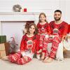 Neufigr Family Christmas Pajamas Matching Sets, Christmas PJs Long Sleeves Sleepwaear Holiday Family Loungewear Sets(E994119) view 3