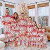 Neufigr Family Christmas Pajamas Matching Sets, Christmas PJs Long Sleeves Sleepwaear Holiday Family Loungewear Sets(E962015) view 2