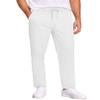 COOFANDY Men's White Pants Casual Flat-Front Expandable Waist Chino Slack Trousers Classic-Fit Fashion Pants view 1