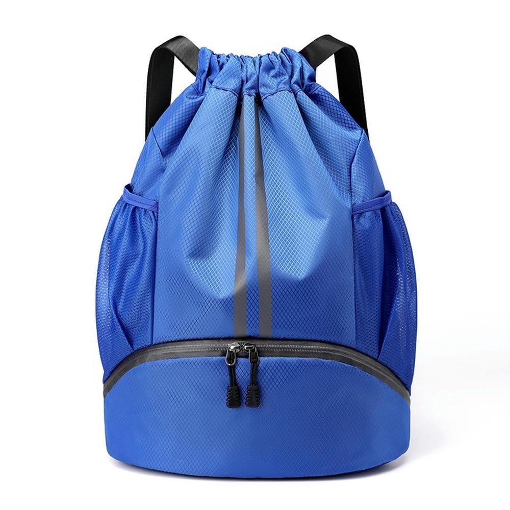 NURCIX New lightweight outdoor mountaineering backpack for men and women Oxford fabric drawstring backpack (orange)