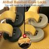 AliBall Glove Locks Baseball, Glove Lace Locks 8 Pack, Never Need Thying Knots Again, Fits All Baseball and Softball Gloves (Black-Silver) view 2