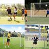 Diysupmkt 2pcs Football Goal, Football Net, Soccer Top Bins Soccer Target Goal Football Target, Soccer Field Nets Target Training For Quarterbacks Football Practice (Black *2) view 2