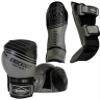 Boxing Gloves & Muay Thai Shin Guards for Men and Women, MMA Kickboxing Shin Pads Set, Adjustable Shin Guards with Instep Protection, Sparring & Martial Arts Training Gear view 1