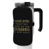 I Love God But Some of His Children Get On My Nerves Compact Exercise Essentials Bag with Zipper view 1
