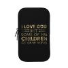 I Love God But Some of His Children Get On My Nerves Compact Exercise Essentials Bag with Zipper view 2