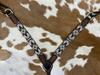 Showman Argentina Cow Leather Breast Collar w/Southwest Beaded Inlay view 2