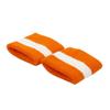 Terry Stripe Wristband Pair (Orange White, One Size) view 2