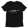 2024 Sports Car Z06 C8 Next Gen Silhouette Vette Drivers Short Sleeve tri-Blend t-Shirt view 1