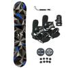 Symbolic Arctic Snowboard and Bindings Package with Stomp Pad & Leash & Discs & Screws (130cm/XS BLK Binding(Kid 1-6)) view 1