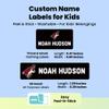 Label Daddy Hockey Labels - Customize Waterproof Name Labels for School Supplies, Clothing, Bottles, Day Camp, Sports & Organization - Peel and Stick Durable Labels - 155 Pack | Phoenix Coyotes view 3