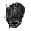 Wilson 2024 A500 Siren 12 Youth Infield Fastpitch Softball Glove - Right Hand Throw, Black/Teal view 2