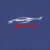 2024 Sports Car Z06 C8 Next Gen Silhouette Vette Drivers Short Sleeve tri-Blend t-Shirt view 4