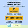 Label Daddy Hockey Personalized Labels for Boys, St. Louis Blues, 155 Ct view 3