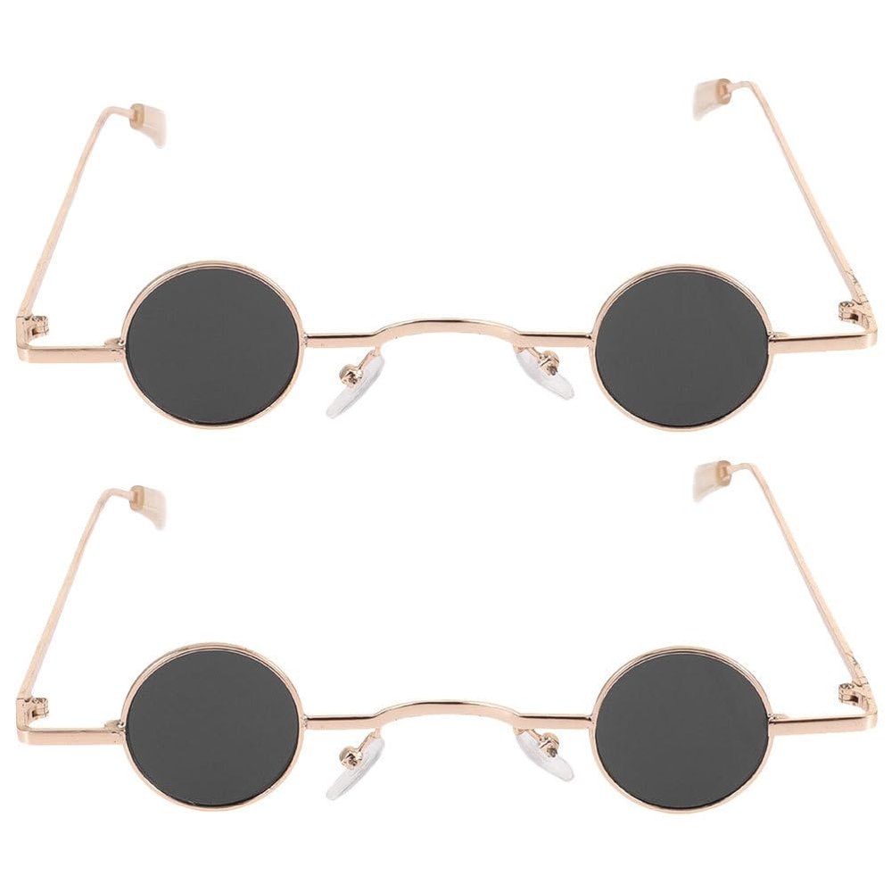 Abaodam Fitness Sunglasses 2 Pairs Vintage Sunglasses Men Retro Mens s Trendy Vintage Women Trendy Prince Mirror Outdoor