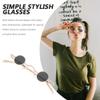 Abaodam Fitness Sunglasses 2 Pairs Vintage Sunglasses Men Retro Mens s Trendy Vintage Women Trendy Prince Mirror Outdoor view 3