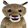 Cute Mountain Lion Mascot Costume Adult Size for Men & Women with Built-in Fan Inside the Head view 3