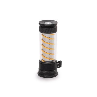 Barebones Edison Light Stick  Tumbled Steel, USB Rechargeable LED Lantern and Flashlight with 7 Modes, 40+ Hour Run Time, Camping Essentials Without Magnetic Base