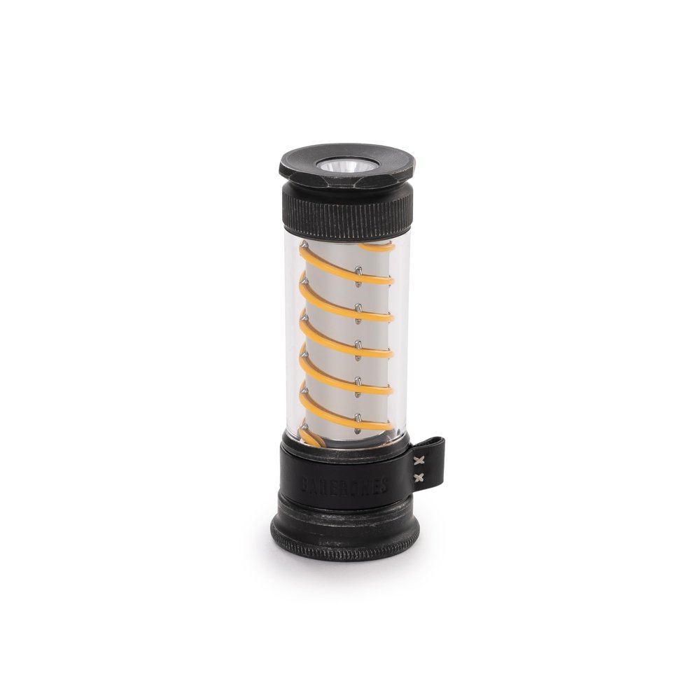 Barebones Edison Light Stick Tumbled Steel, USB Rechargeable LED Lantern and Flashlight with 7 Modes, 40+ Hour Run Time, Camping Essentials Without Magnetic Base