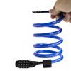 DocksLocks Security Cable Lock Set (4' or 6') Coiled, Keyless Resettable Combination, Mounting Bracket, Portable and Compact for Bikes, Scooters 6ft view 2