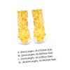 BESPORTBLE Thickened Shoe Covers -Slip Protector for Outdoor Use Durable Rain Shoes Cover Yellow Small Deer Pattern for Boys and Girls and Adults view 2