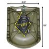 Sea Eagle SWSEATGRN Green Boat Swivel Seat view 4