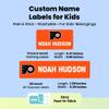 Label Daddy Hockey Personalized Label for Boys Philadelphia Flyers 155 Ct view 3