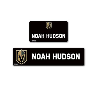 NHL Hockey Labels - Custom Peel and Stick, Waterproof Labels - Great for Organization, Sports, School, Day Camp Labels - 155 Pack (Vegas Golden Knights)