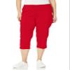 Briggs New York Women's Plus-Size Pull on Capri L Pocket, nrdamr, 22W view 1