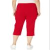 Briggs New York Women's Plus-Size Pull on Capri L Pocket, nrdamr, 22W view 2