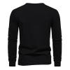 Prime Early Access Sale T Shirts for Men Cotton Long Sleeve Button Shirt Color Block Gym Workout Athletic Henley Shirts Outdoor Clothing Funny Shirts Black M view 4