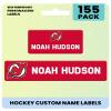 Label Daddy Hockey Labels - Customize Waterproof Name Labels for School Supplies, Clothing, Bottles, Day Camp, Sports & Organization - Peel and Stick Durable Labels - 155 Pack | New Jersey Devils view 1