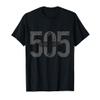 Albuquerque New Mexico 505 Area Code Flag Pride Vintage T-Shirt