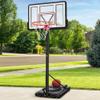 Best Choice Products 10ft Regulation-Size Basketball Hoop, 7.5-10ft Height Adjustable Outdoor Portable Goal System w/Shock Absorbent Rim, High-Performance Base Gel, 2 Wheels view 1