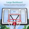 Best Choice Products 10ft Regulation-Size Basketball Hoop, 7.5-10ft Height Adjustable Outdoor Portable Goal System w/Shock Absorbent Rim, High-Performance Base Gel, 2 Wheels view 4