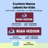 Label Daddy Hockey Labels - Customize Waterproof Name Labels for School Supplies, Clothing, Bottles, Day Camp, Sports & Organization - Peel and Stick Durable Labels - 155 Pack | Colorado Avalanche view 3