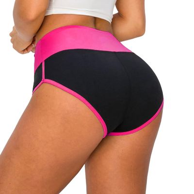ALWAYS Booty Shorts for Women High Waisted Soft Yoga Gym Shorts Black Neon Pink XS