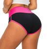 ALWAYS Booty Shorts for Women High Waisted Soft Yoga Gym Shorts Black Neon Pink XS view 1