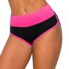 ALWAYS Booty Shorts for Women High Waisted Soft Yoga Gym Shorts Black Neon Pink XS view 4