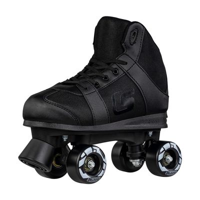 Crazy Skates SK8 Roller Skates for Girls and Boys - Both Adjustable and Fixed Sizes - Black (Size: Medium | 3-6)