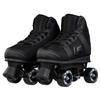 Crazy Skates SK8 Roller Skates for Girls and Boys - Both Adjustable and Fixed Sizes - Black (Size: Medium | 3-6) view 2