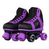 Crazy Skates SK8 Roller Skates for Girls and Boys - Both Adjustable and Fixed Sizes - Purple (Size: Medium | 3-6) view 2