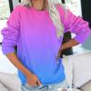 Womens Oversized Sweatshirts Crewneck Pullover Long Sleeve Casual Fall Outfits Fashion Teen Girls Y2k Winter Clothes view 2