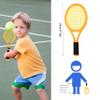 Kids Tennis Racket for Baby,Child and Kids Age 3~15,Toddler Tennis Racket Set Including 4 Shuttlecocks,2 Tennis Balls,2 Foam Balls and 1 Carrying Bag (Orange&Green) view 2
