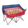 ARROWHEAD OUTDOOR Portable Folding Double Duo Camping Chair Loveseat w/ 2 Cup & Wine Glass Holder, Carrying Bag, Supports up to 500lbs view 1