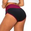 ALWAYS Booty Shorts for Women High Waisted Soft Yoga Gym Shorts Black Burgundy 2XL view 1