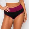 ALWAYS Booty Shorts for Women High Waisted Soft Yoga Gym Shorts Black Burgundy 2XL view 2