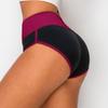 ALWAYS Booty Shorts for Women High Waisted Soft Yoga Gym Shorts Black Burgundy 2XL view 3