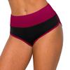 ALWAYS Booty Shorts for Women High Waisted Soft Yoga Gym Shorts Black Burgundy 2XL view 4