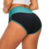 ALWAYS Booty Shorts for Women High Waisted Soft Yoga Gym Shorts Black Teal L view 1